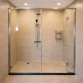 vách tắm khung bao slim 