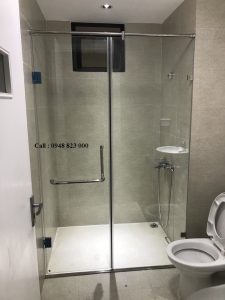 vách tắm kính