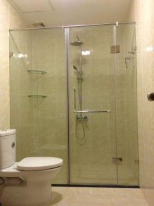 vách tắm kính