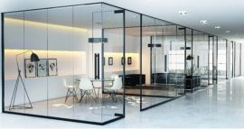 Kính Cường lực kết hợp khung nhôm