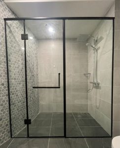 bộ phụ kiện 180 độ mạ đen 